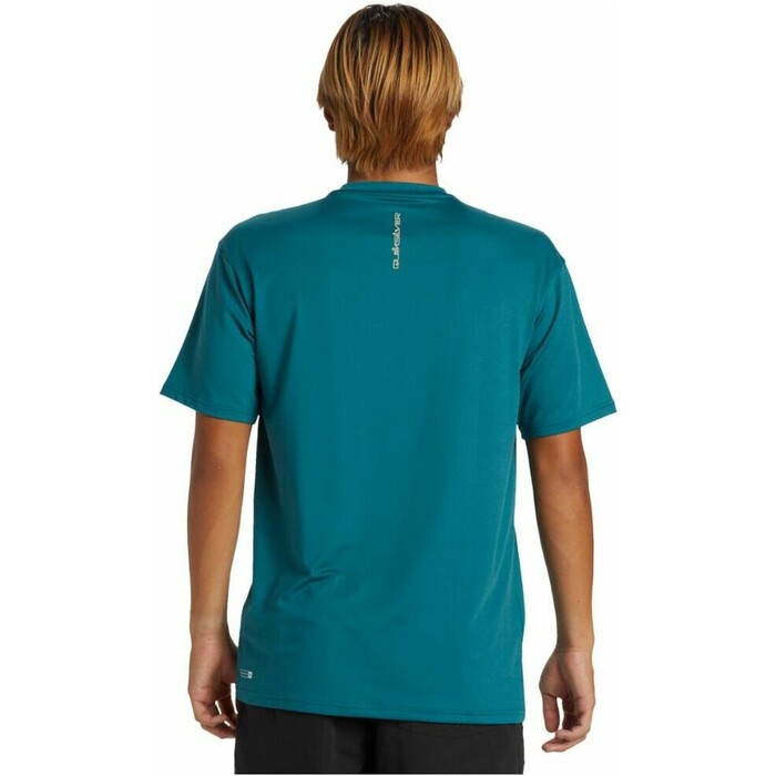 2024 Quiksilver Hombres Everyday Surf UV50 Camiseta De Surf De Manga Corta AQYWR03135 - Colonial Blue